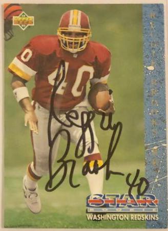 Reggie Brooks #7 Football Cards 1993 Upper Deck