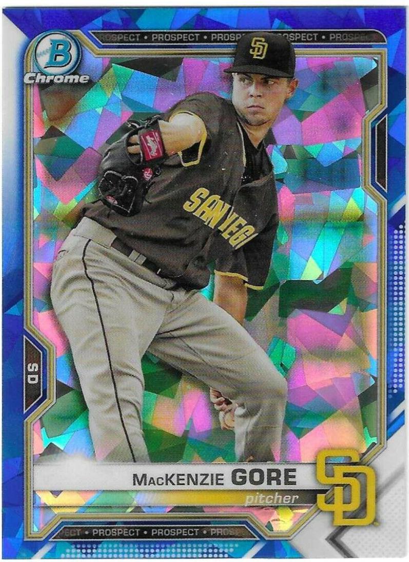 MacKenzie Gore #BCP-105 2021 Bowman Sapphire Baseball
