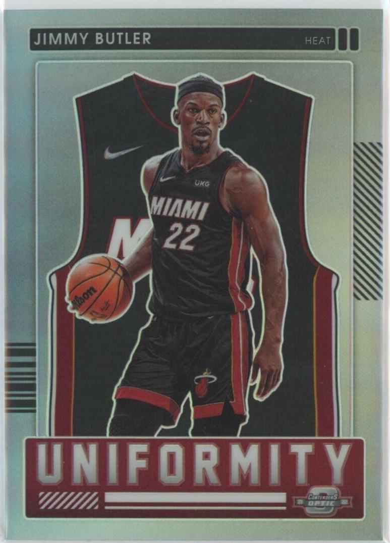 Jimmy Butler #13 Basketball Cards 2021 Panini Contenders Optic Uniformity