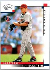 David Eckstein #3 Baseball Cards 2003 Leaf Prices