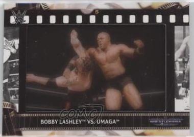 Bobby Lashley vs. Umaga #FS-LU Wrestling Cards 2021 Topps WWE Match Film Strips Relics