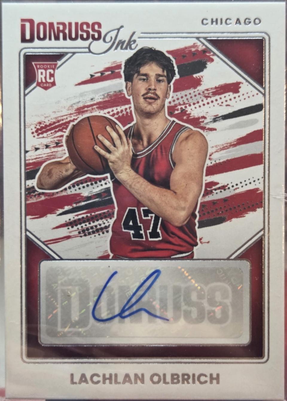 Lachlan Olbrich #34 2025 Panini Donruss Ink Basketball