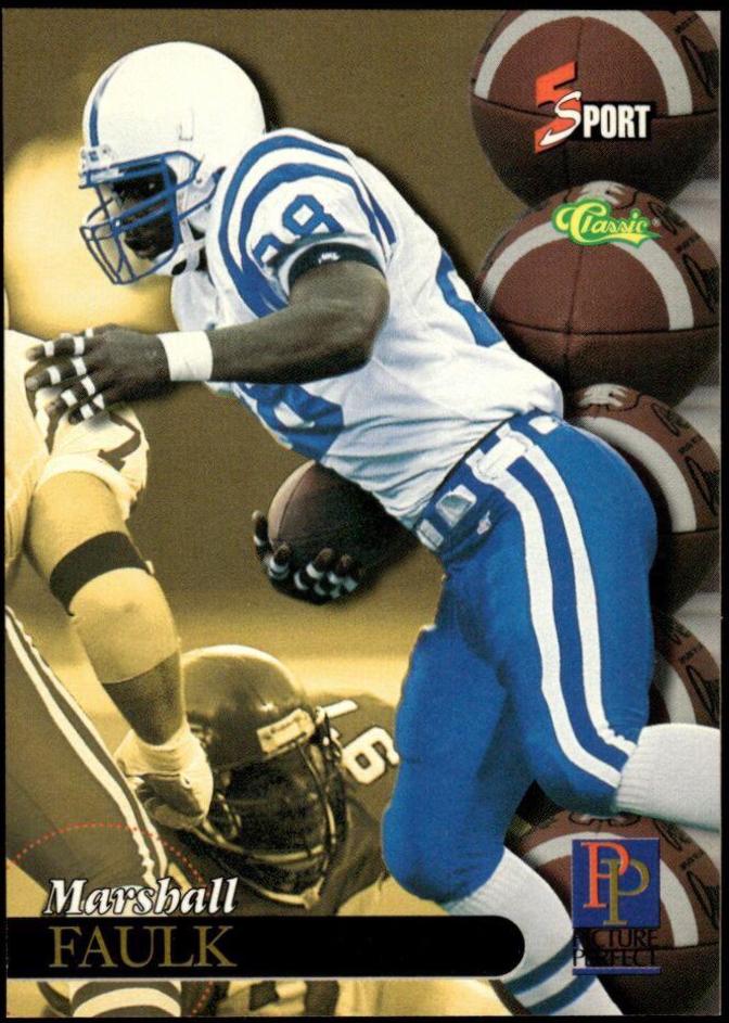 Marshall Faulk #194 1995 Classic 5 Sport Football