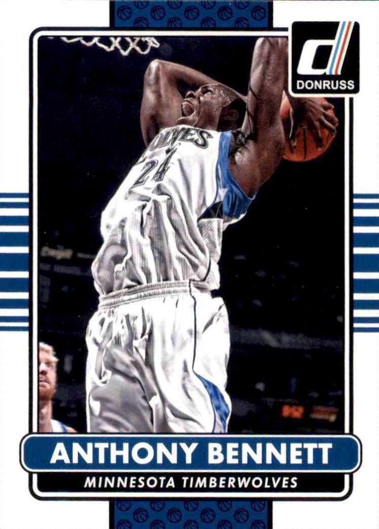 Anthony Bennett #77 2014 Panini Donruss Basketball