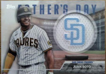 Juan Soto #FD-JS Baseball Cards 2023 Topps Father's Day Team Patch