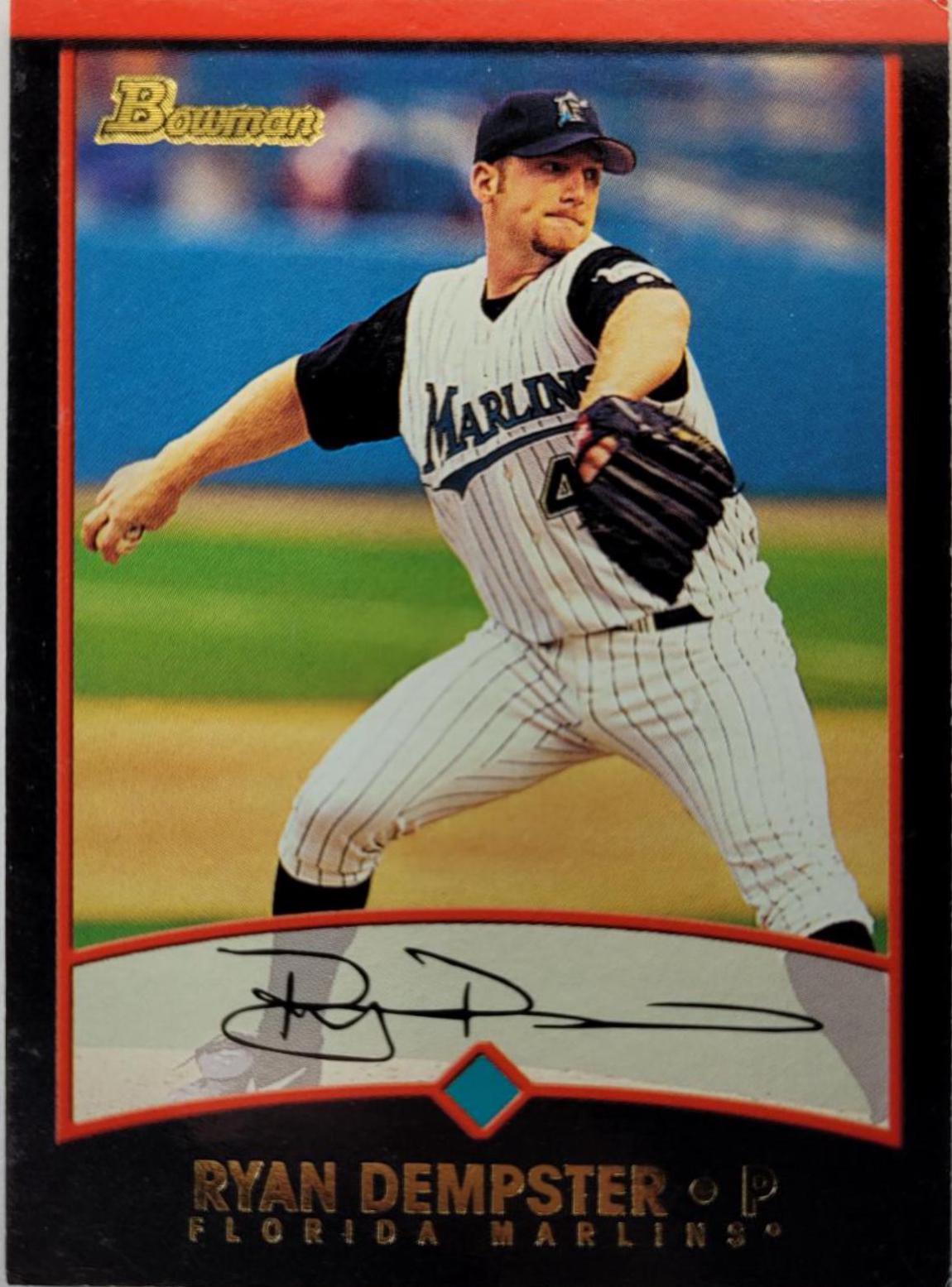 Ryan Dempster #38 Baseball Cards 2001 Bowman Chrome Gold