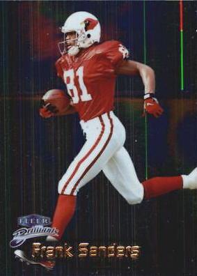Frank Sanders #33 Football Cards 1998 Fleer Brilliants