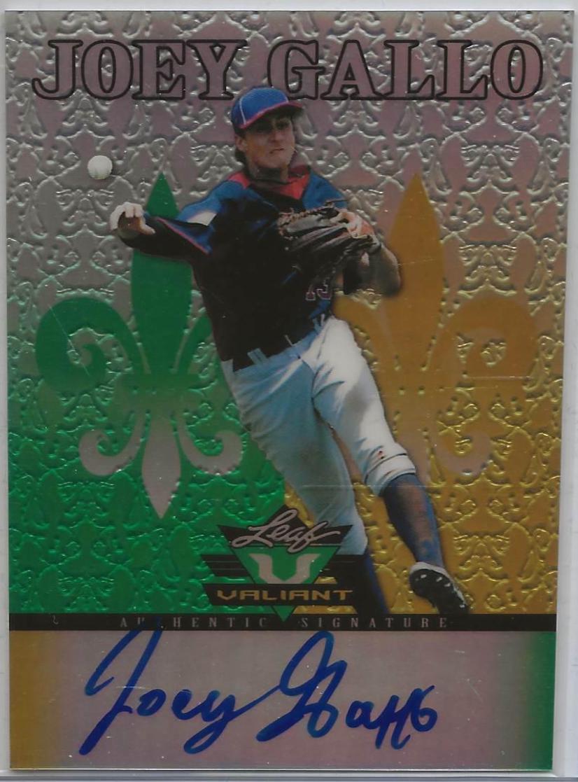 Joey Gallo #VAJG1 2012 Leaf Valiant Baseball