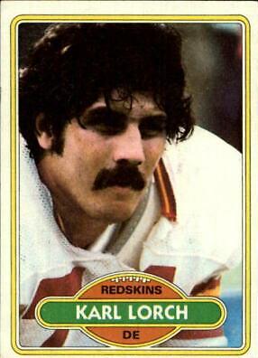 Karl Lorch #124 Football Cards 1980 Topps