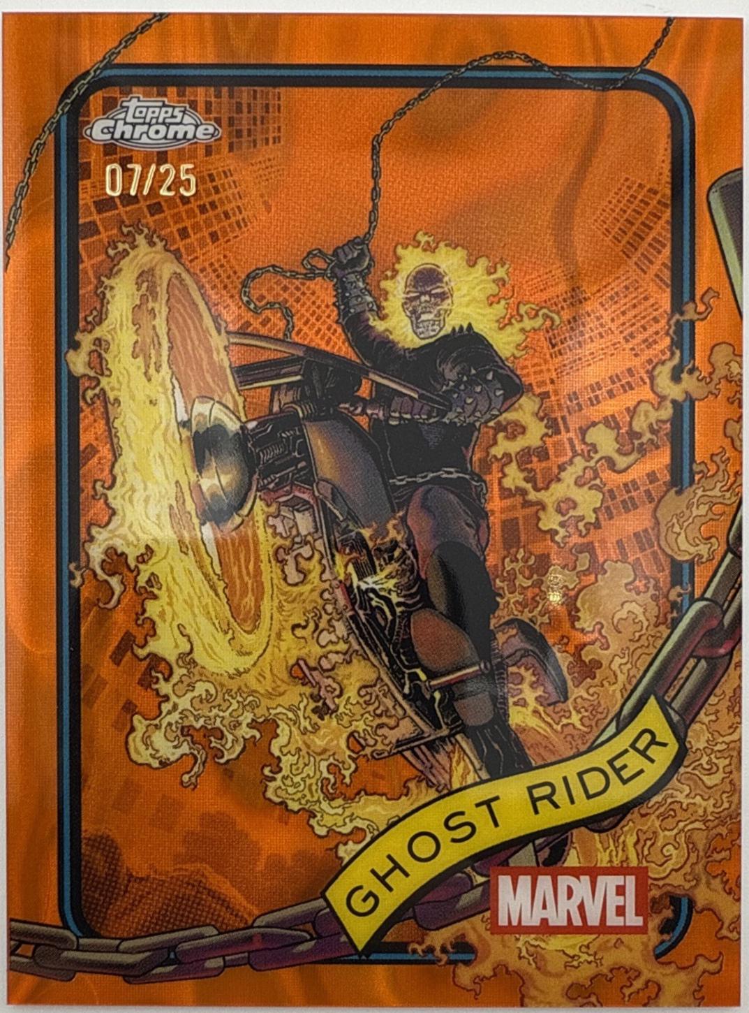 Ghost Rider [Orange Lava] #183 Prices | Marvel 2025 Topps Chrome