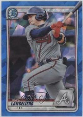 Shea Langeliers #BCP-21 2020 Bowman Chrome Prospects Sapphire Baseball