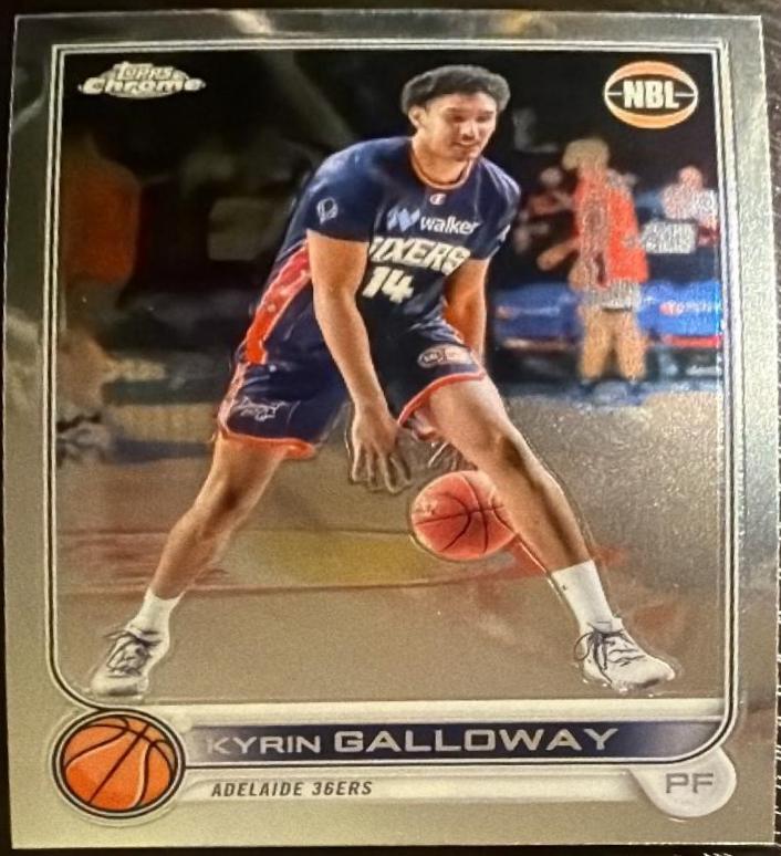 Kyrin Galloway #5 2022 Topps Chrome National Basketball League