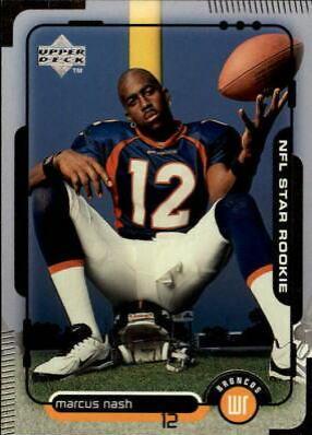 Marcus Nash #19 Football Cards 1998 Upper Deck
