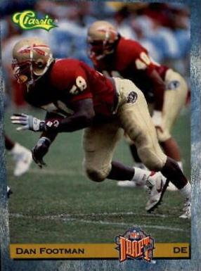 Dan Footman #85 1993 Classic Football
