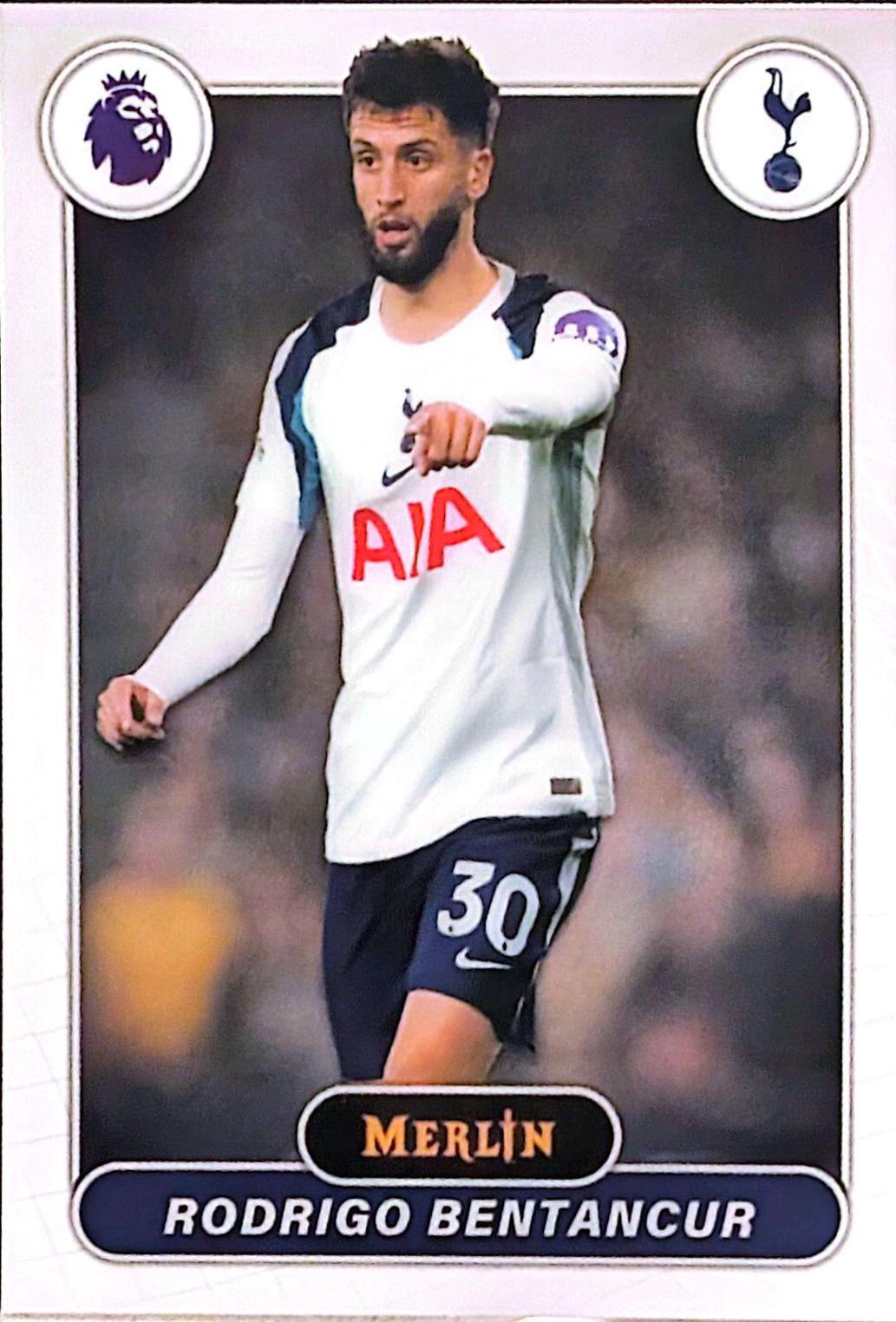 Rodrigo Bentancur #179 2026 Topps Merlin Premier League