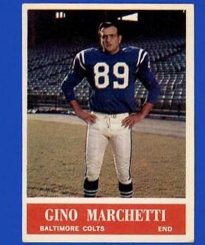 Gino Marchetti #4 Football Cards 1964 Philadelphia