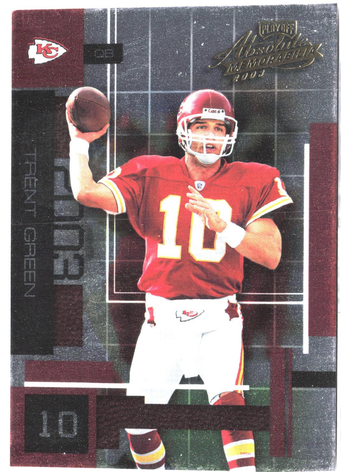 Trent Green #25 Football Cards 2003 Playoff Absolute Memorabilia