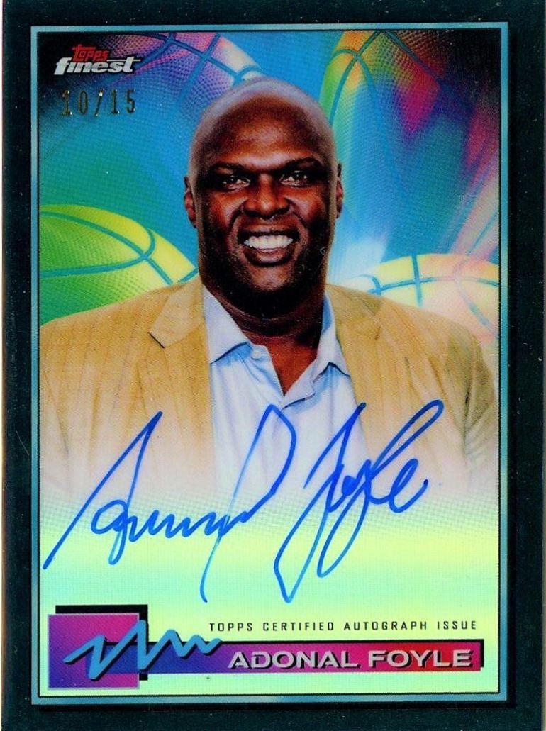 Adonal Foyle #FA-AF Basketball Cards 2021 Topps Finest Autographs