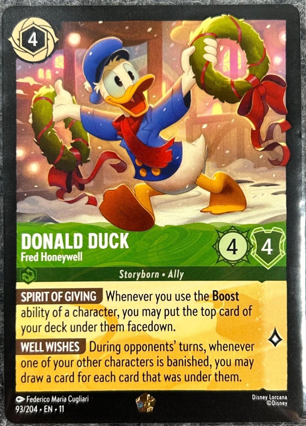 Donald Duck - Fred Honeywell [Foil] #93 Prices | Lorcana Winterspell | Lorcana  Cards