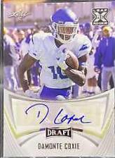 Damonte Coxie #BA-DC1 Football Cards 2021 Leaf Draft Autograph