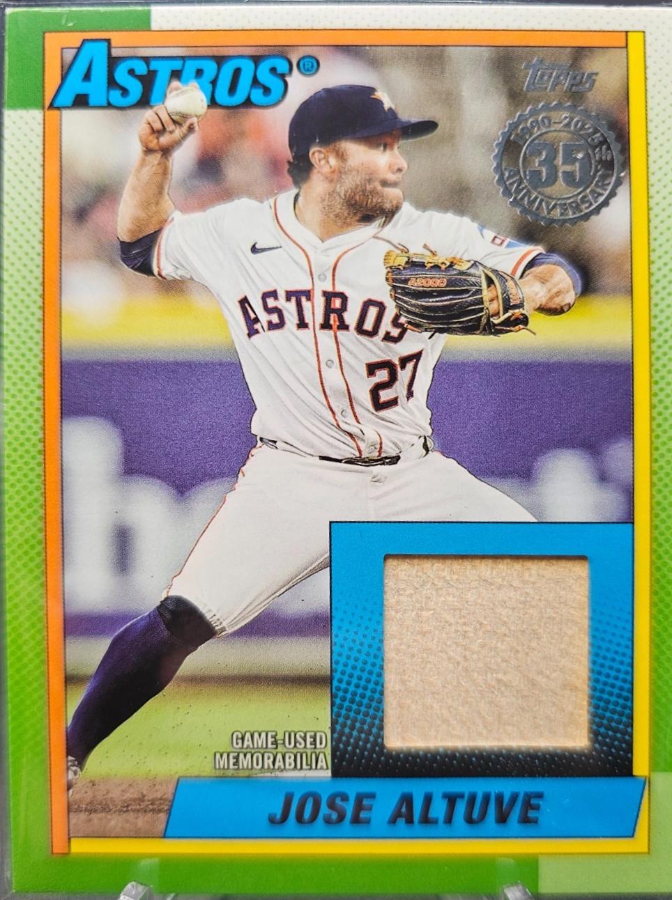 2025 Jose Altuve #90RU-JA