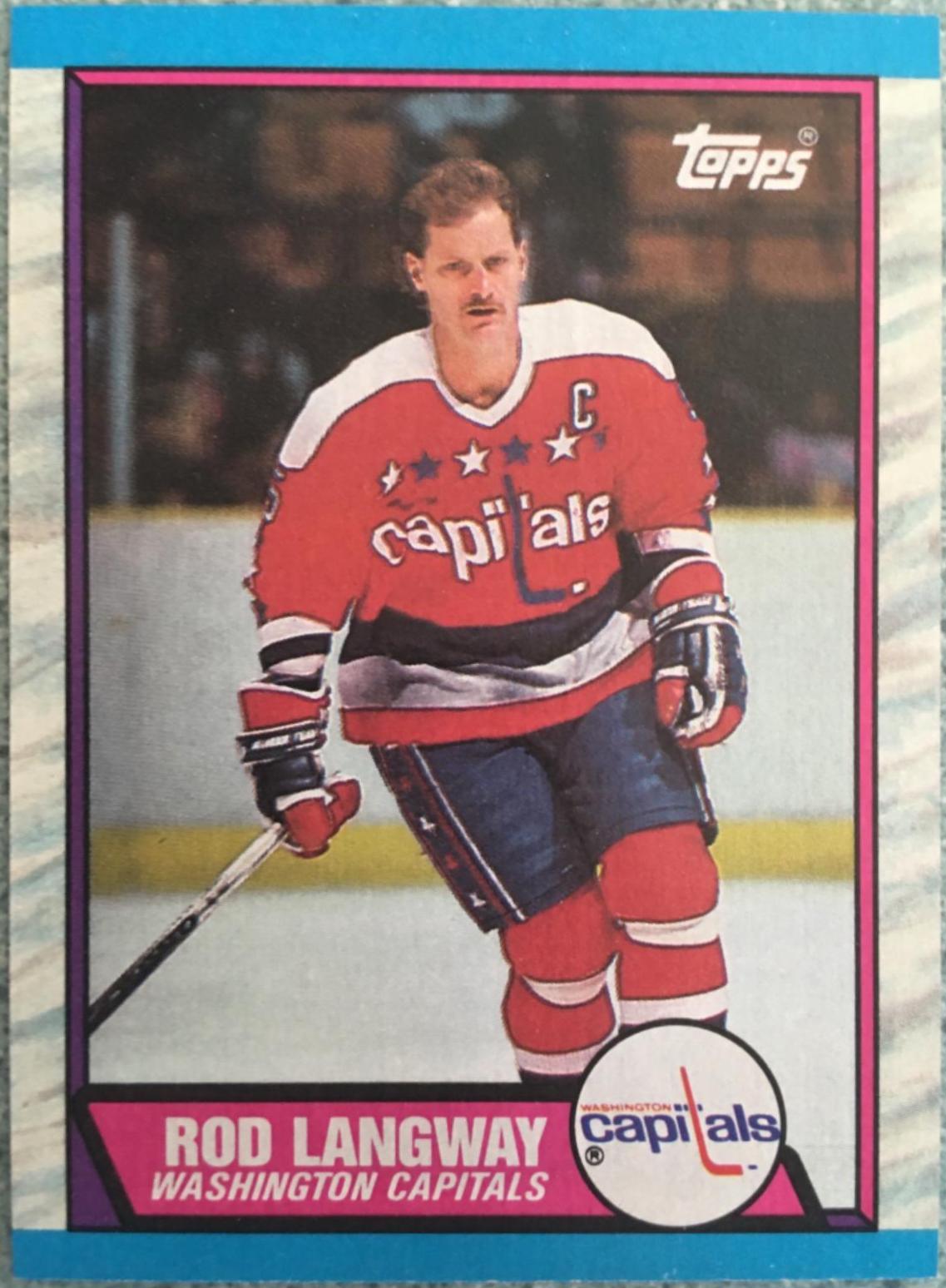 Rod Langway #55 Hockey Cards 1989 Topps