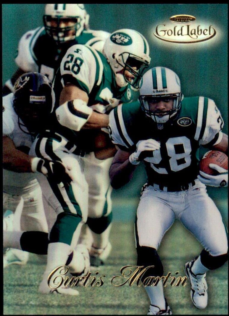 Curtis Martin #71 1998 Topps Gold Label Football