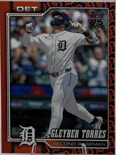 2026 Topps Series 2 Gleyber Torres [Team Color Border Variation] #439 card