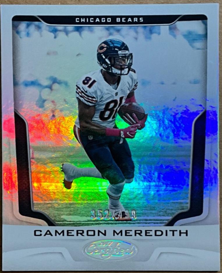 Cameron Meredith #6 Football Cards 2017 Panini Certified