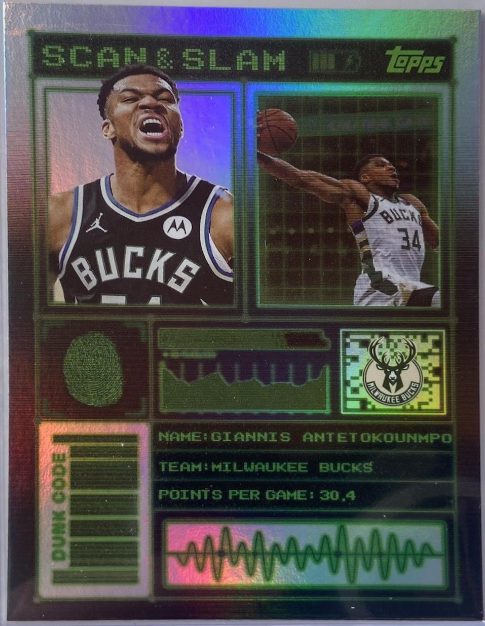Giannis Antetokounmpo #SS-3 Prices | 2025 Topps Scan and Slam
