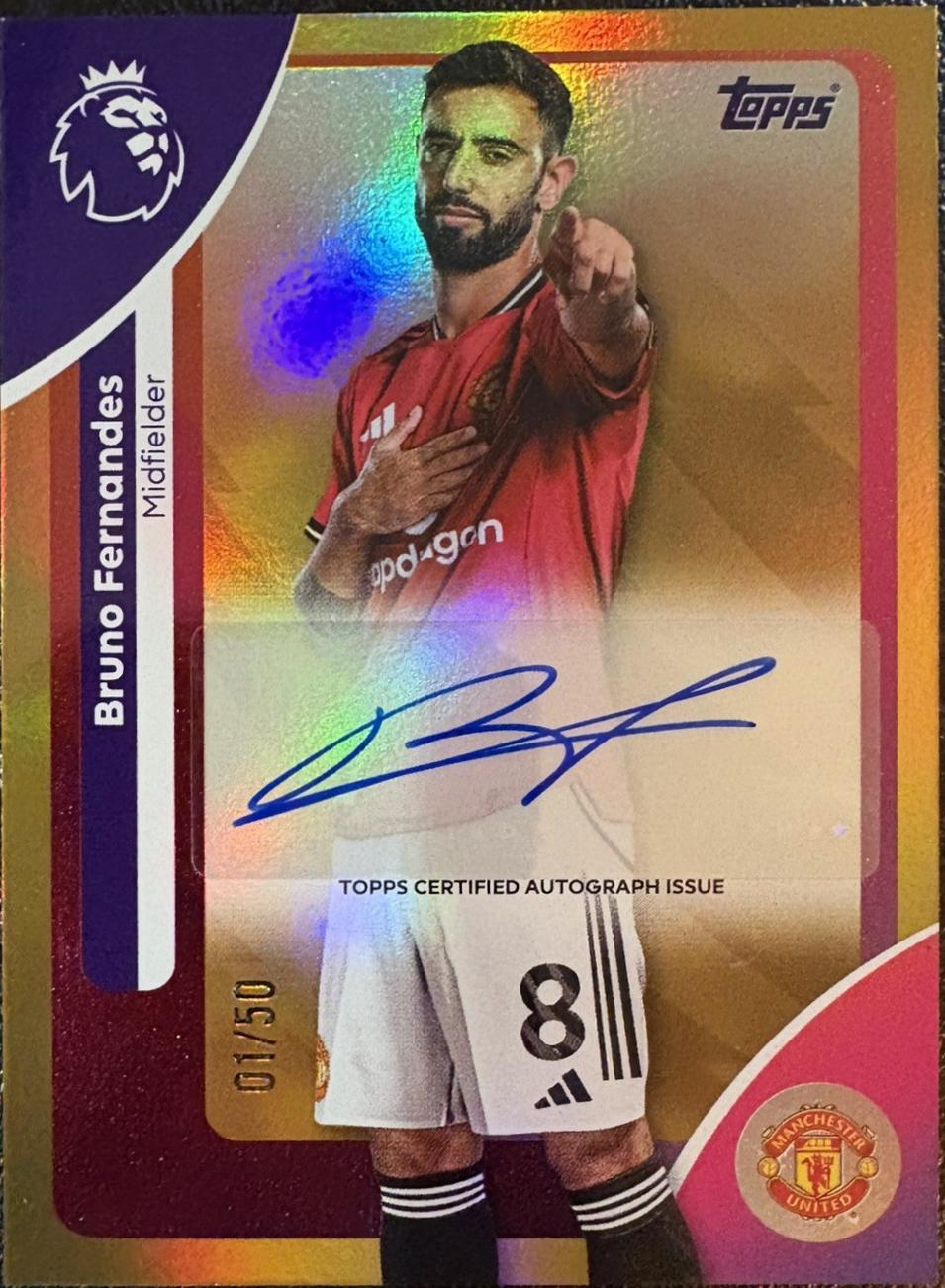 Bruno Fernandes [Gold Sparkle] #AC-BF