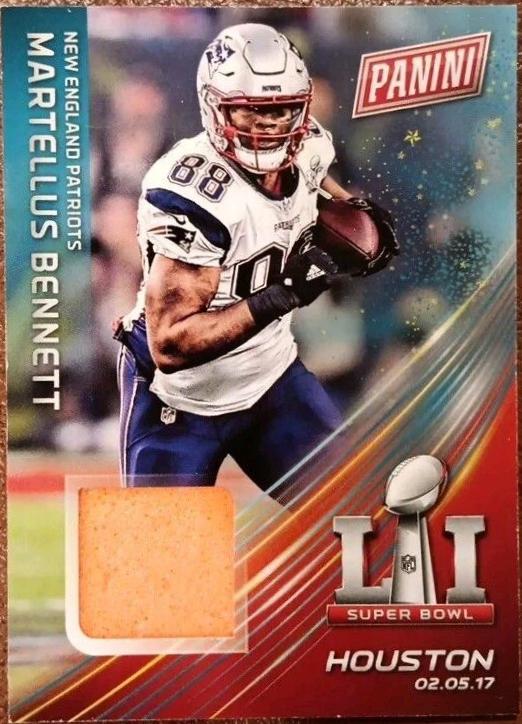Martellus Bennett #SB-17 Football Cards 2017 Panini Black Friday Super Bowl