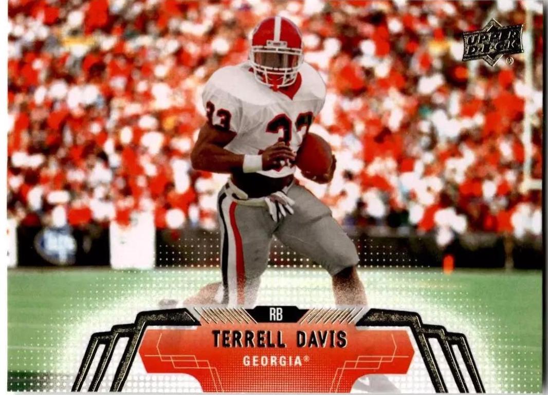 Terrel Davis #4 Football Cards 2014 Upper Deck