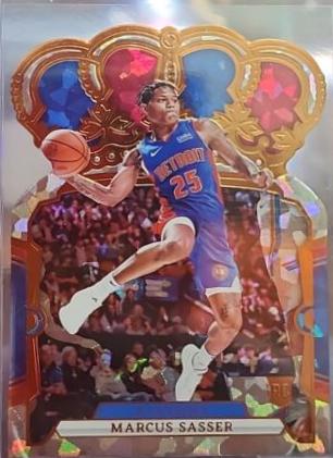 Marcus Sasser #37 Basketball Cards 2023 Panini Crown Royale