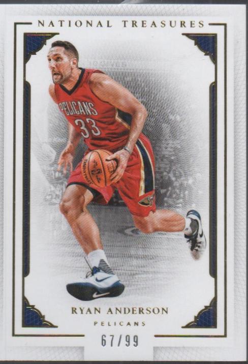 Ryan Anderson #46 2015-16 Panini National Treasures Basketball