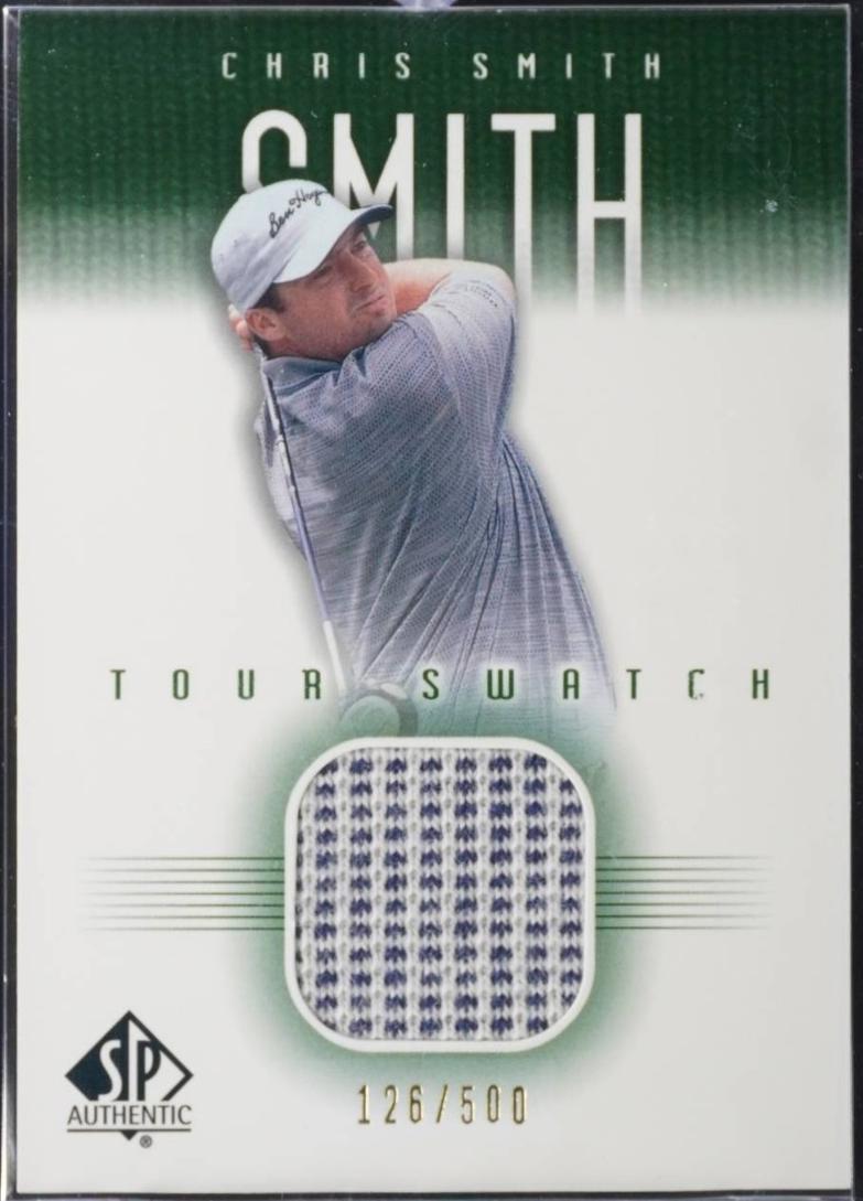 Chris Smith #CSm-TS 2001 Sp Authentic Tour Swatch Relic Golf