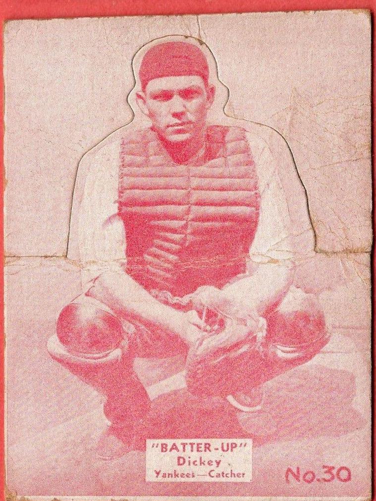 Bill Dickey #30 Baseball Cards 1934 Batter Up