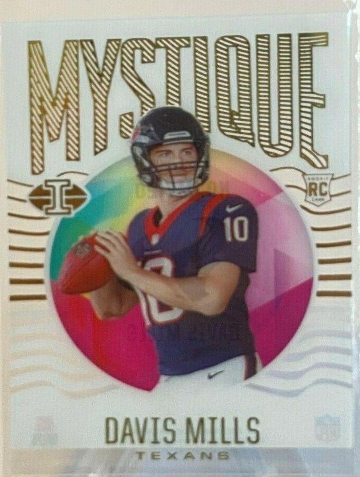 Davis Mills #MY-20 Football Cards 2021 Panini Illusions Mystique