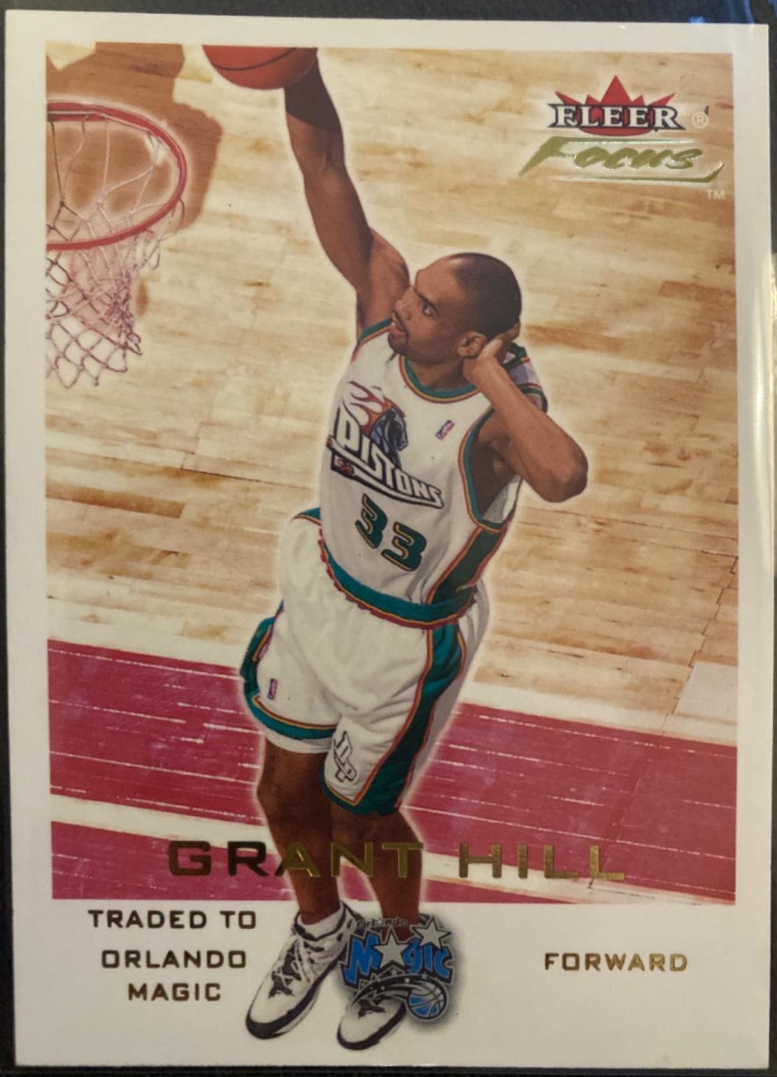 Grant Hill #67 Basketball Cards 2000 Fleer Focus