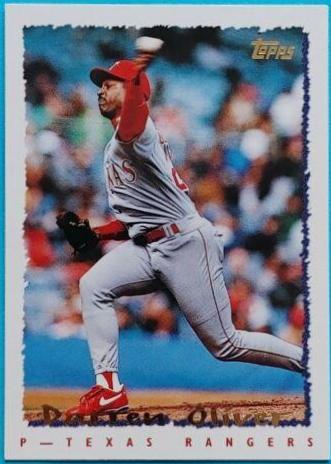 Darren Oliver #403 Baseball Cards 1995 Topps