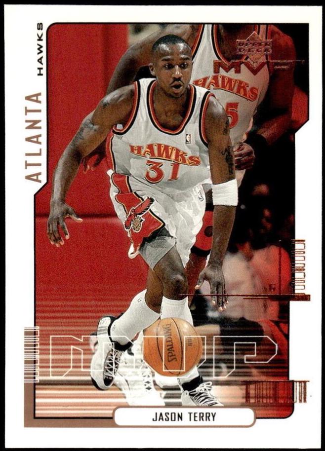 Jason Terry #2 Basketball Cards 2000 Upper Deck MVP