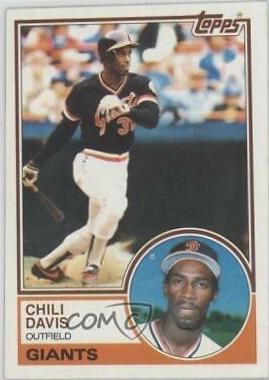Chili Davis (1983 Topps)