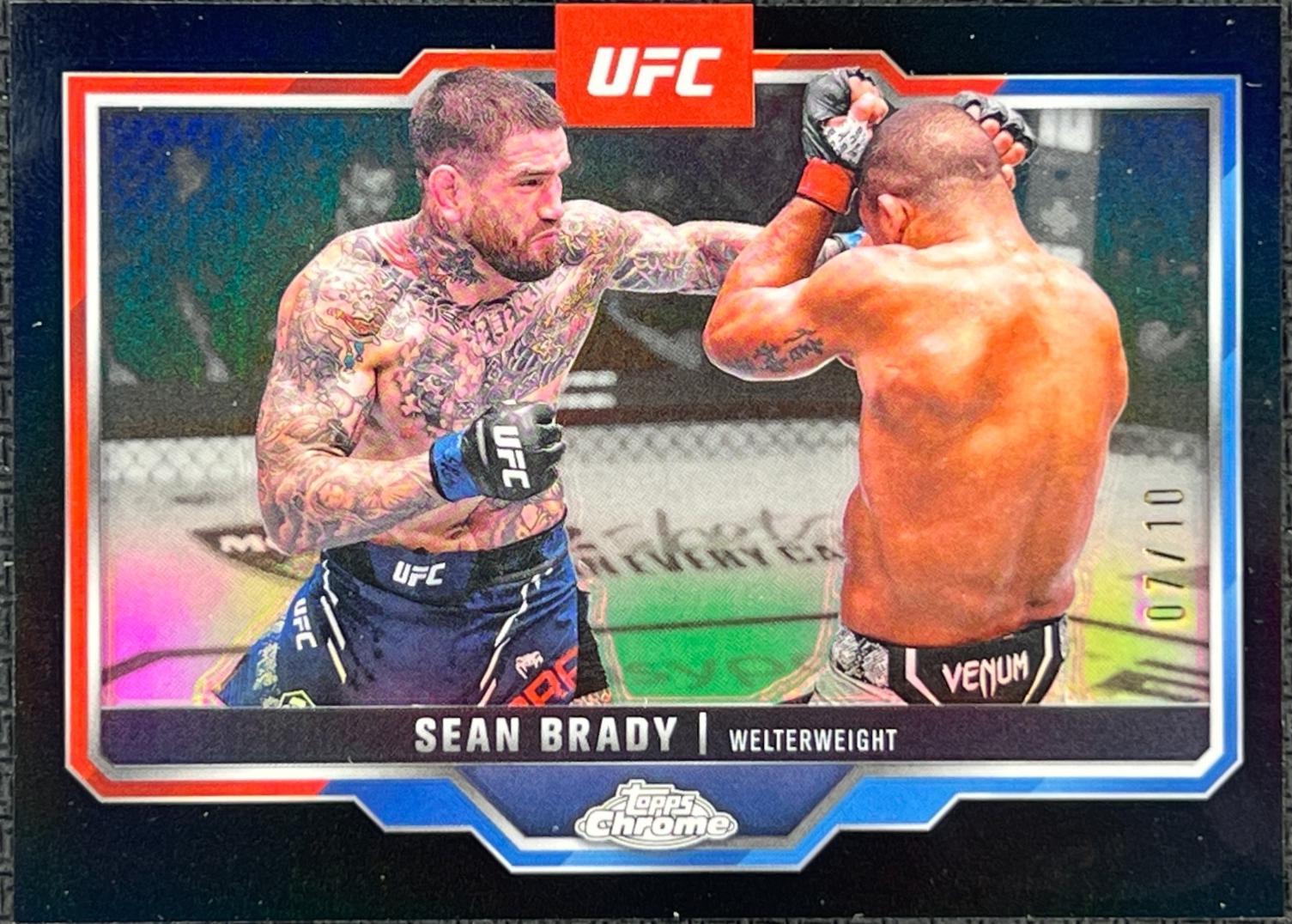 Sean Brady [Black Refractor] #173 Prices | 2025 Topps Chrome UFC