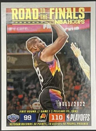 Chris Paul #8 Basketball Cards 2022 Panini Hoops Road to the Finals