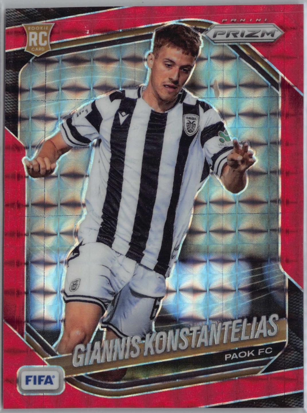 Giannis Konstantelias [Red Mosaic] #48 Prices | 2025 Panini Prizm