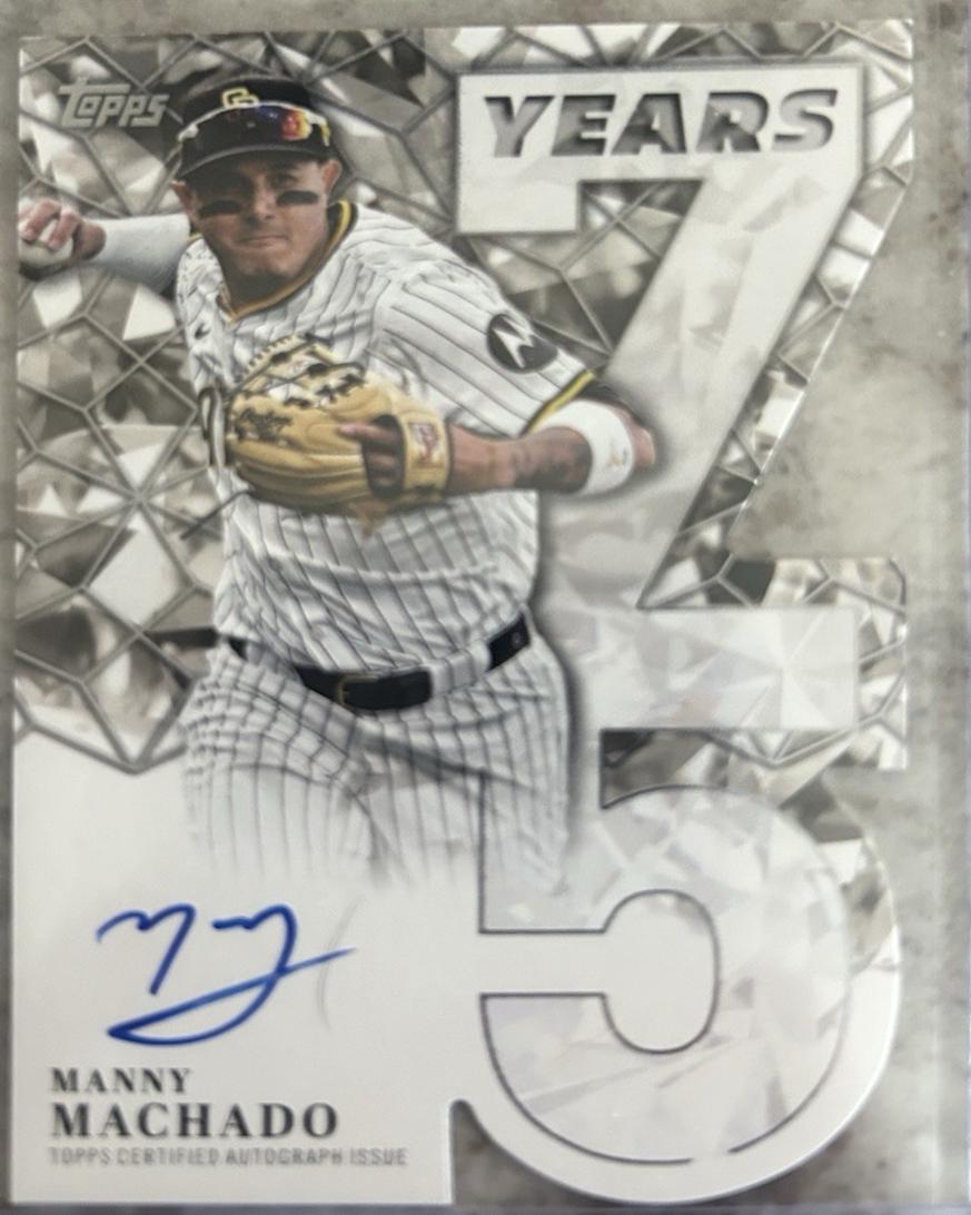 Manny Machado #75YA-MMA Prices | 2026 Topps 75 Years Of Topps Die