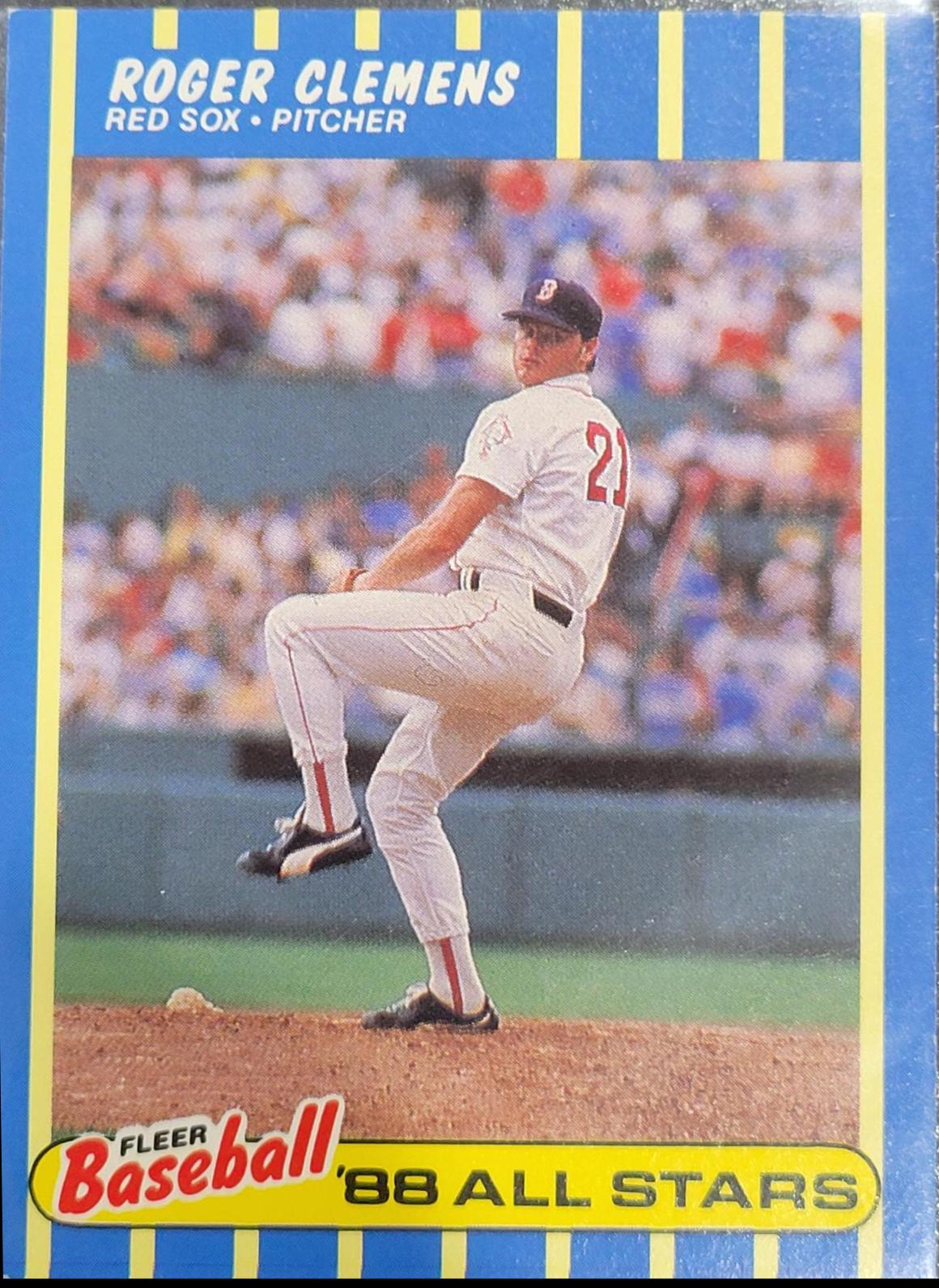 Roger Clemens #8 1988 Fleer Baseball All Stars