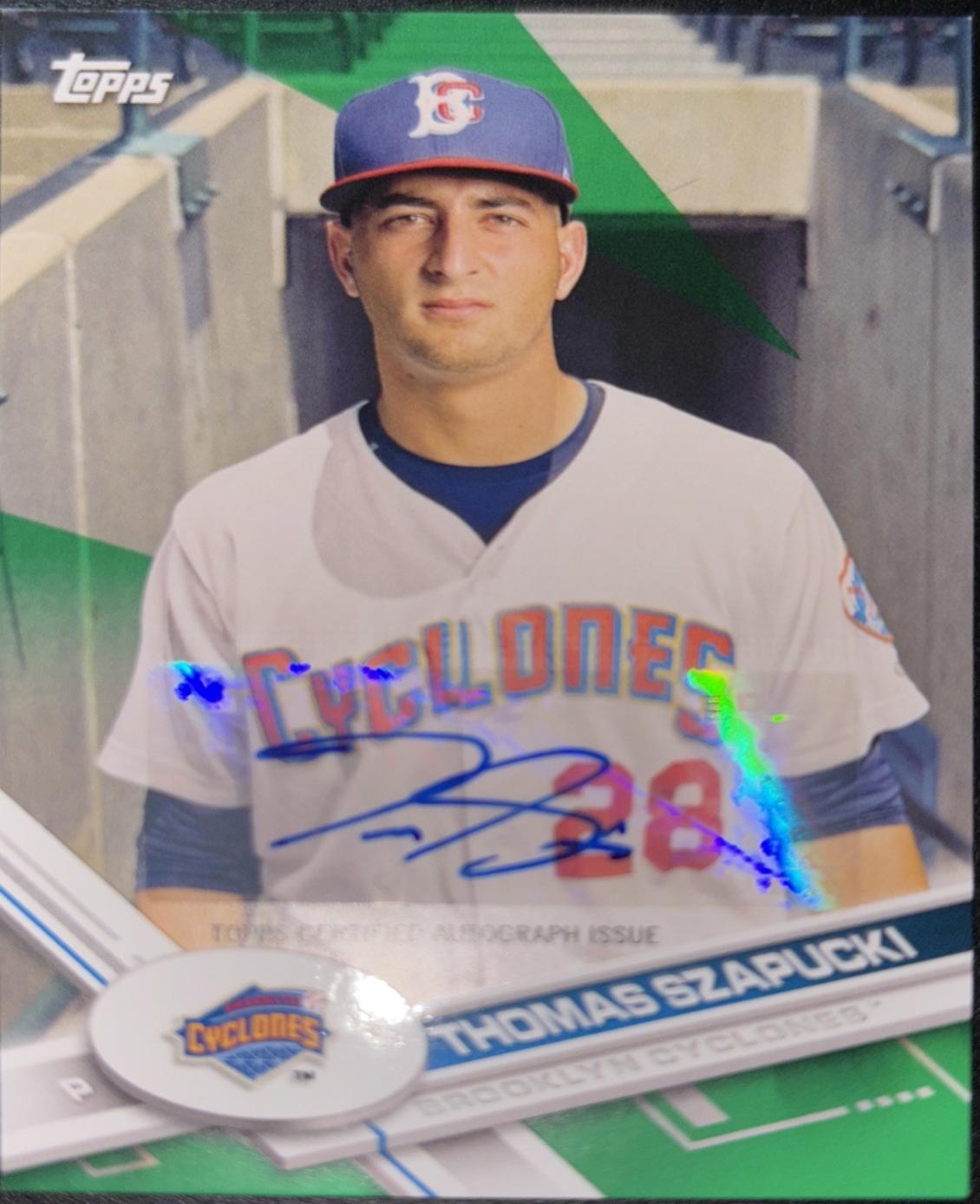 Thomas Szapucki #113 2017 Topps Pro Debut Baseball Autographs