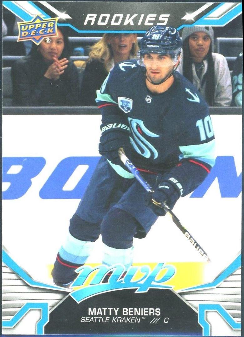 Matty Beniers #244 Hockey Cards 2022 Upper Deck MVP