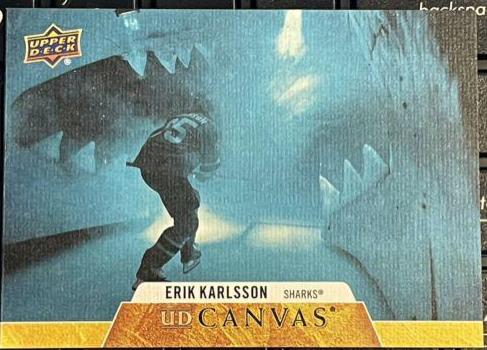 Erik Karlsson #C66 2020-21 Upper Deck Hockey UD Canvas